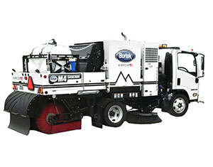 Schwarze M4 Cascade Street Sweeper Rental